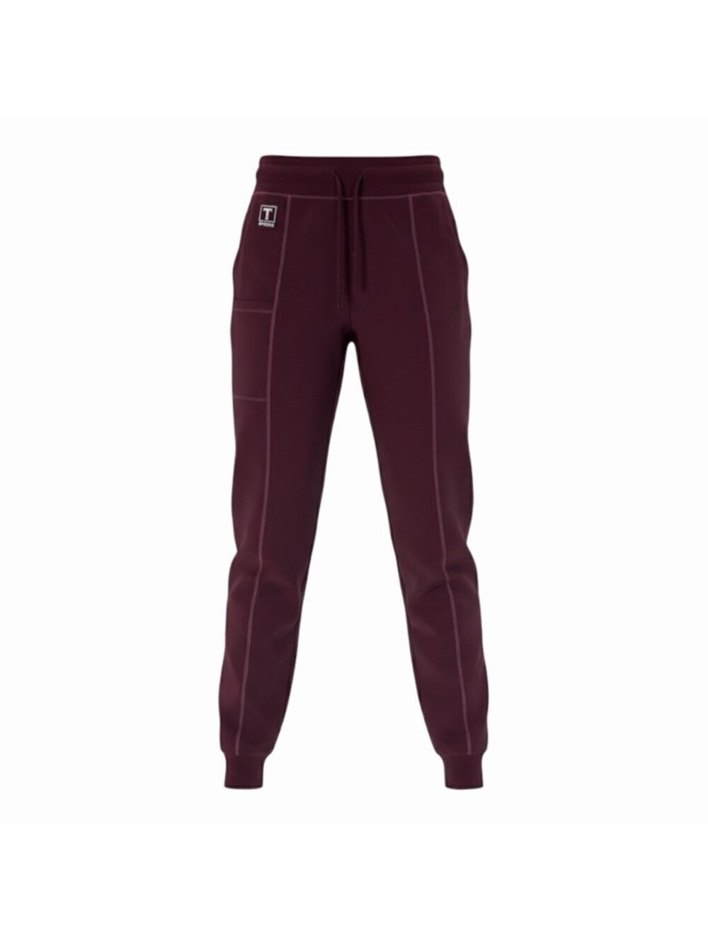 1ST PHORM Jogger Pants Size Small Burgundy Wine Scrunchy Butt Drawstring Pocket